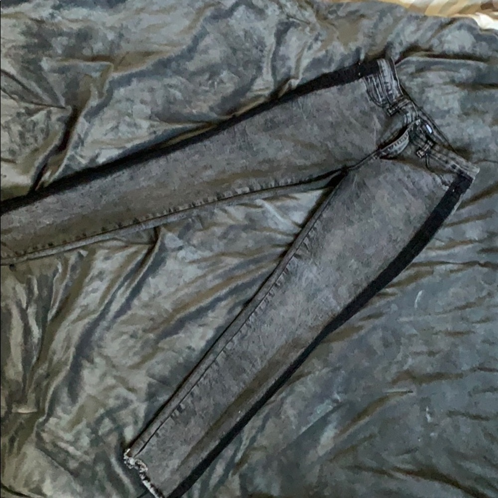 Fashion Nova Reyna High Rise Jean: Acid Black Wash